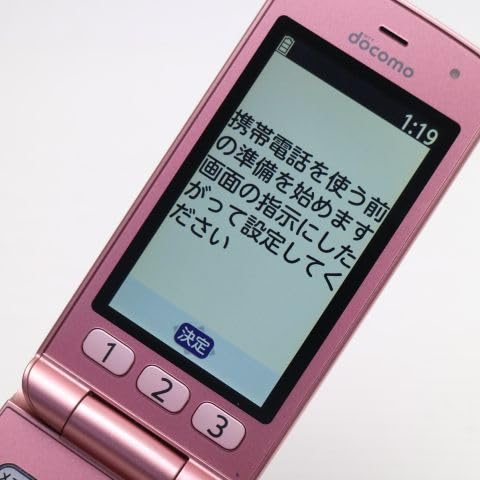 Docomo F-02J らくらくホン ピンク ネットワーク利用制限○ Amazon.co